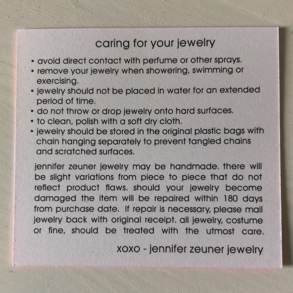 Jennifer Zeuner “S” initial cuff bangle - 14k yellow gold plated silver - Picture 3 of 3